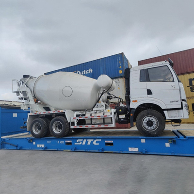 中国貨物代理店からの貨物 (RORO/OOG) ダンプトラックとコンクリートミキサーとトラクター